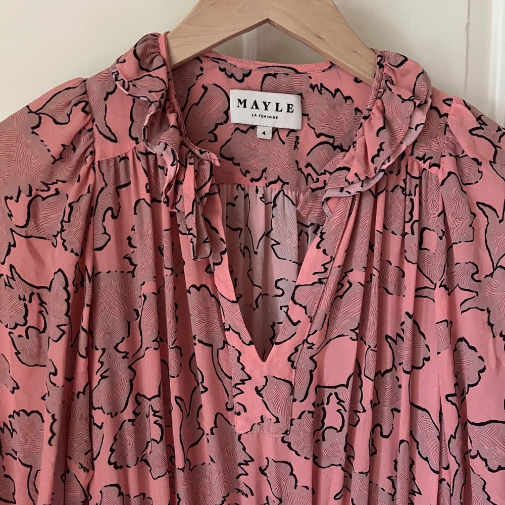 MAYLE - MAISON MAYLE SILK DRESS SZ 4